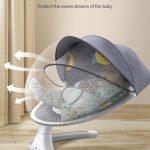 Smart Electric Rocking Baby Cradle Crib with Intelligent Remote Control