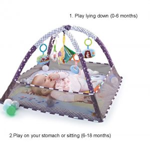 Multi-function Crawling Mat with Pendant Toys