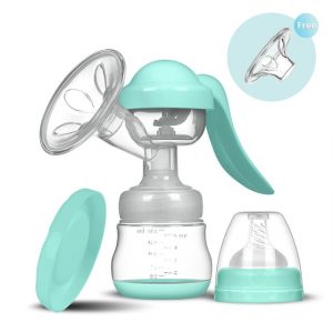 Manual Breast Pump with BPA Free Baby Bottle