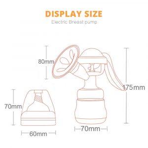 Manual Breast Pump with BPA Free Baby Bottle