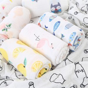 Muslin Baby Swaddle & Blanket