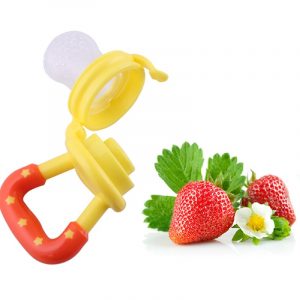 Silicone Pacifier & Fruit/Food Feeder