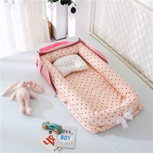 Portable Baby Travel Crib with Pillow