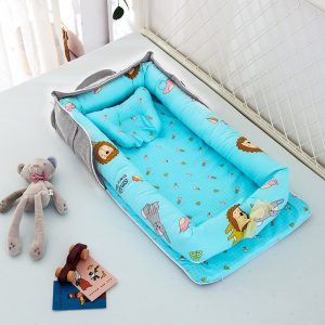 Portable Baby Travel Crib with Pillow