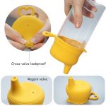 Fish-Mouth Anti-Overflow Silicon Sippy Cup for Baby & Toddlers