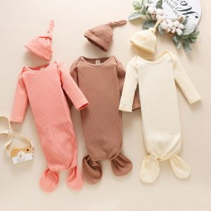 Long Sleeve Newborn Baby Swaddle & Wrap