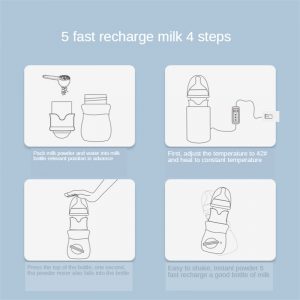 USB Insulation Baby Feeding Bottle