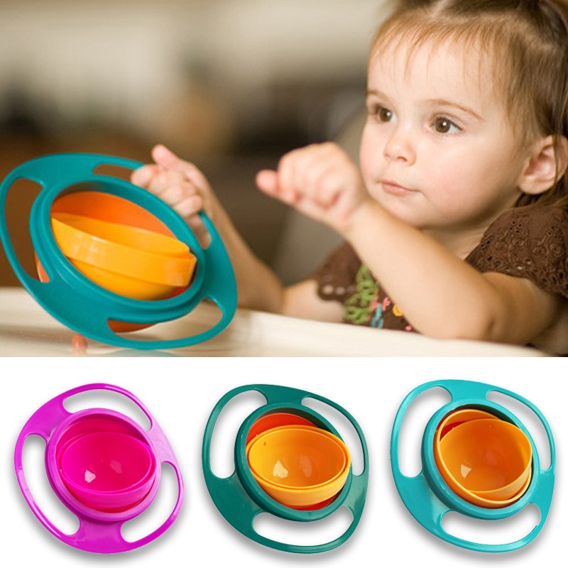 360 Degree Rotating Spill-Proof Solid Feeding Bowl