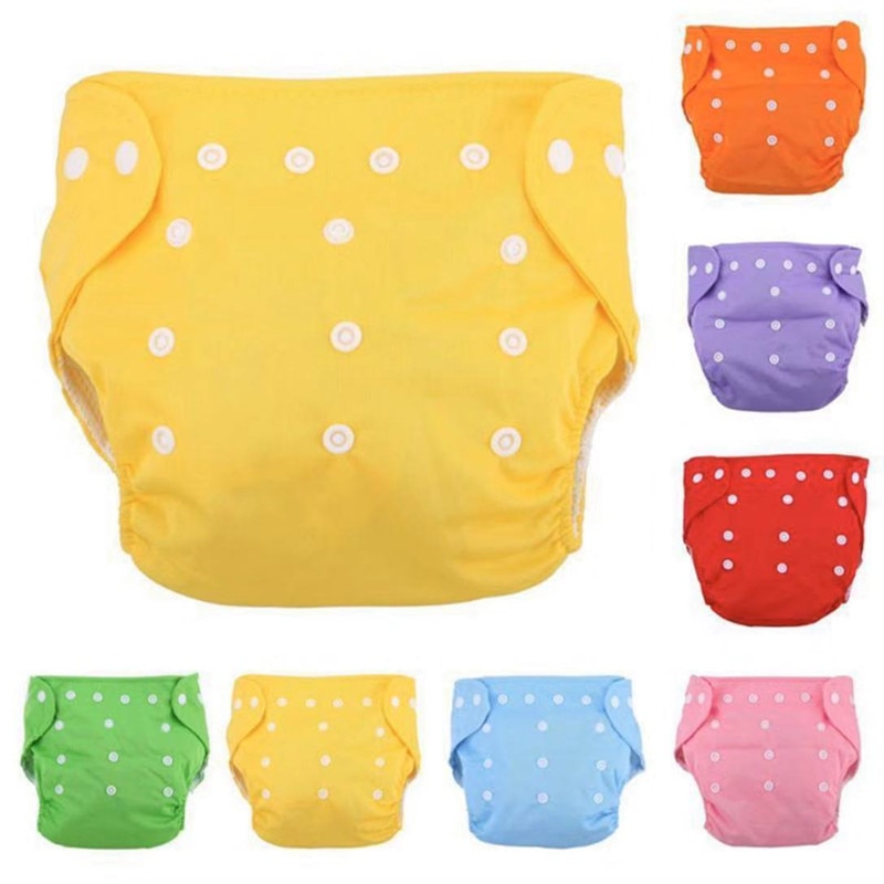 10Pc/Lot Washable Diapers / Learning Pants for Infant (Size Adjustable)