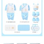 18pcs 100% Cotton Baby Clothes Set