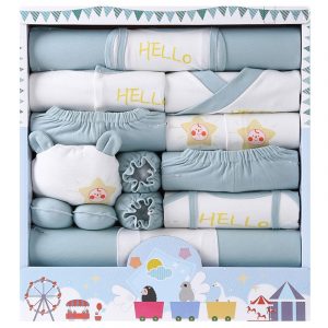 18pcs 100% Cotton Baby Clothes Set