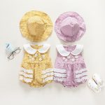 Korean Style Baby Girl Cotton Jumpsuit & Romper