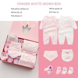 Cotton Baby Crawling Suit Gift Box