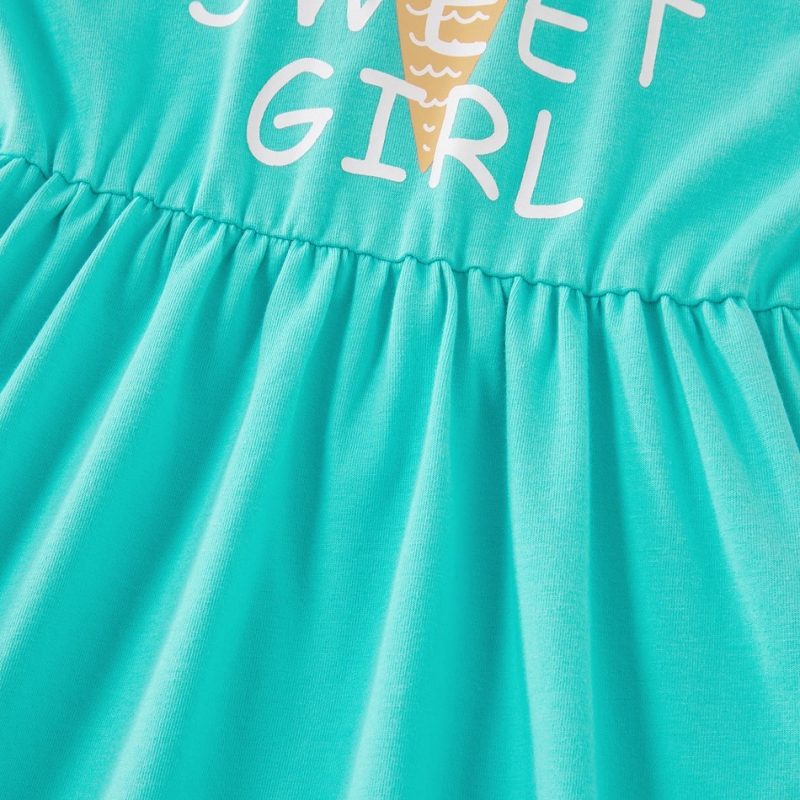 Summer 3Pcs/Pack Sleeveless Printed Dress