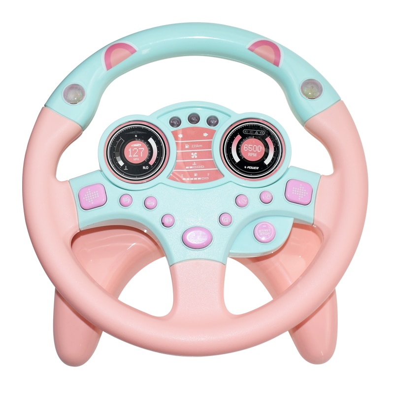 Electric Simulation Steering Wheel Toy with lighting & Sound
