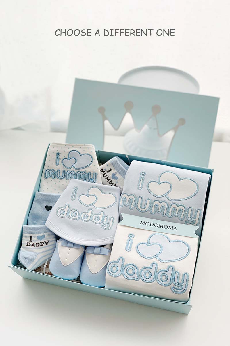 Cotton Baby Crawling Suit Gift Box